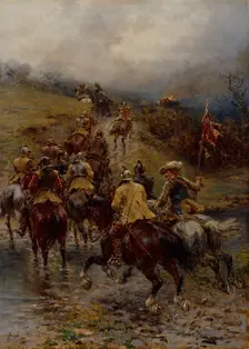To the Rescue: an Episode of the Civil War, 1896. Creator: Ernest Crofts