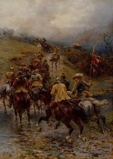 To the Rescue: an Episode of the Civil War, 1896. Creator: Ernest Crofts