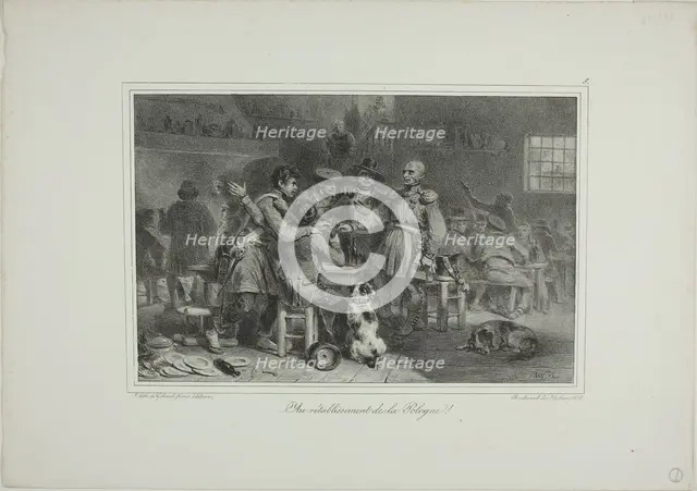 To the Restoration of Poland!, 1831. Creator: Auguste Raffet.