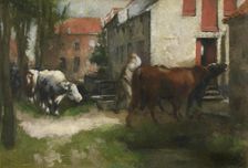 To the Stables, c1860-1900. Creator: Jan Stobbaerts