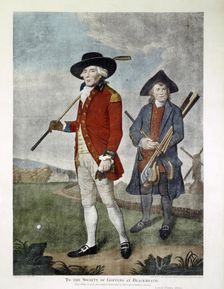 To the Society of Goffers at Blackheath, print, c19th century