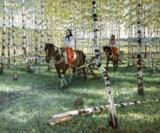 To the Work 1921. Creator: Bogdanov-Belsky, Nikolai Petrovich (1868-1945)