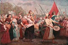 To Versailles, an Incident in the French Revolution (c1894), (c1902). Creator: Unknown