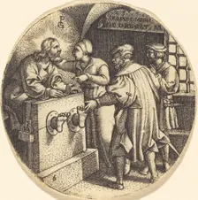 To Visit the Imprisoned. Creator: Georg Pencz