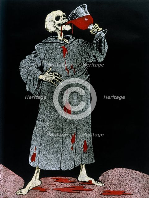 'To Your Health, Civilisation!', 1916. Creator: Louis Raemaekers.