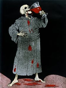 To Your Health, Civilisation! 1916. Creator: Louis Raemaekers
