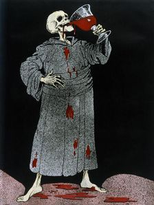 To Your Health, Civilisation! 1916. Artist: Louis Raemaekers