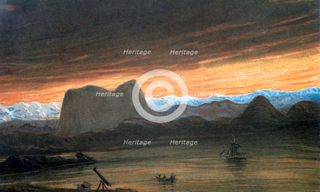 Total solar eclipse, 1851 (1857). Creator: Anon.