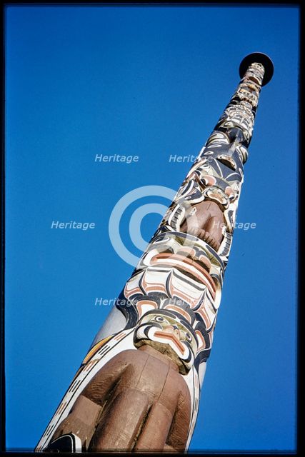 Totem Pole, Windsor Great Park, Runnymede, Surrey, 1959. Creator: Norman Barnard.