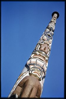 Totem Pole, Windsor Great Park, Runnymede, Surrey, 1959. Creator: Norman Barnard