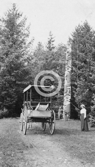 Totem pole, between c1900 and c1930. Creator: Unknown.