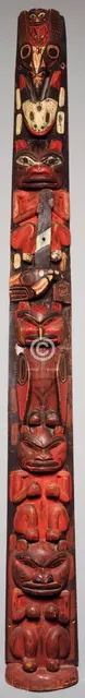 Totem Pole, c. 1880. Creator: Unknown.