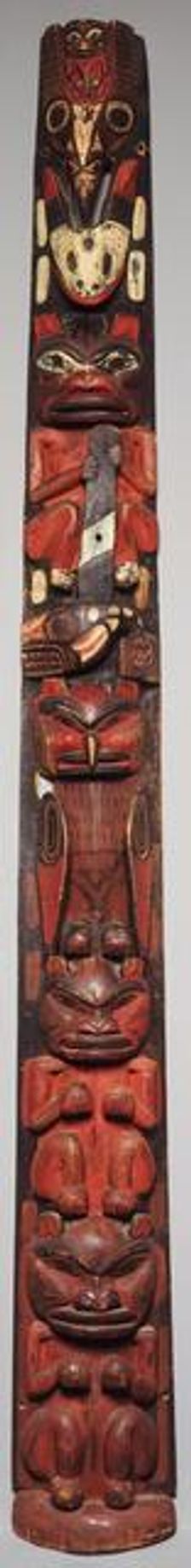 Totem Pole, c. 1880. Creator: Unknown