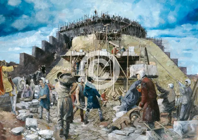 Totnes Castle, 14th century, (1990-2010). Artist: Ivan Lapper.