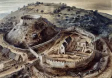 Totnes Castle, 14th century, (c1960s). Artist: Alan Ernest Sorrell