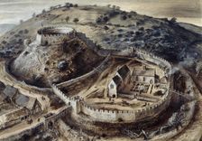 Totnes Castle, 14th century, (c1960s). Artist: Alan Ernest Sorrell