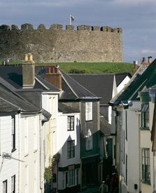 Totnes Castle, Devon, 2004. Artist: Historic England Staff Photographer