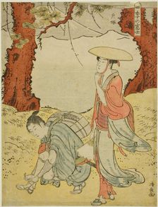 Totsuka, from the series "Mount Fuji in the Four Seasons (Shiki no Fuji)", c. 1785. Creator: Torii Kiyonaga