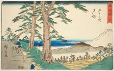 Totsuka—No. 6, from the series "Fifty-three Stations of the Tokaido (Tokaido gojusan...,c. 1847/52. Creator: Ando Hiroshige