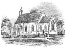 Tottenham New Church, Wood Green, 1844. Creator: Unknown