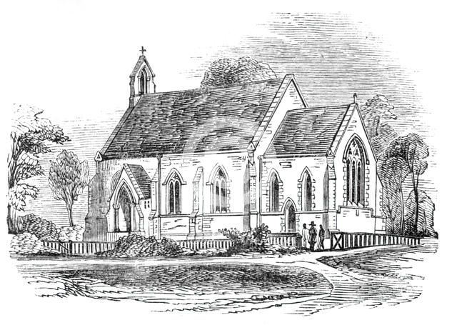 Tottenham New Church, Wood Green, 1844. Creator: Unknown.