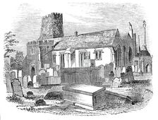 Tottenham Old Church, 1844. Creator: Unknown