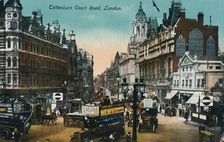 Tottenham Court Road, London 1915, (c1900-1930)