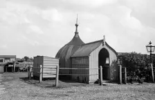 Tottenhill mill yard, Sporle, Norfolk, 1936. Artist: HES Simmons