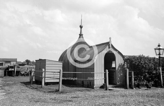 Tottenhill mill yard, Sporle, Norfolk, 1936. Artist: HES Simmons