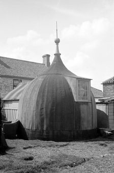 Tottenhill mill yard, Sporle, Norfolk, 1936. Artist: HES Simmons