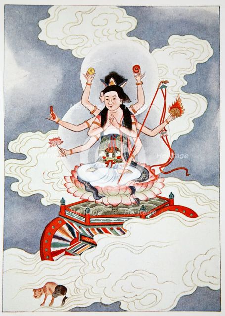 Tou Mu, Goddess of the North Star, 1922.  Creator: Unknown.