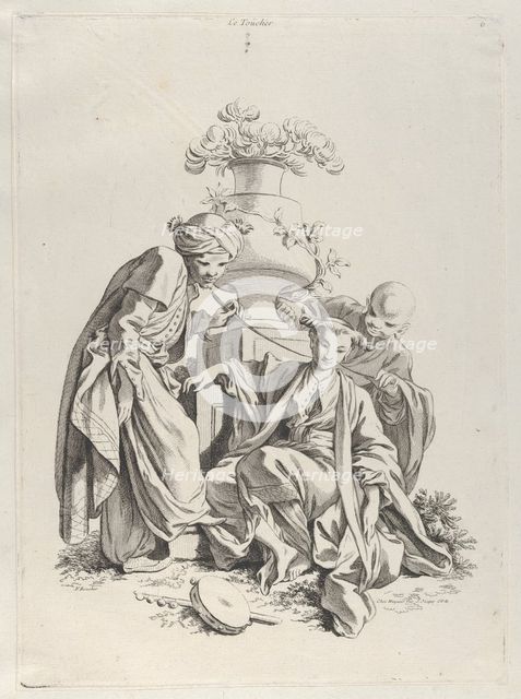 Touch, from The Five Senses, 1720-70. Creator: Francois Boucher.