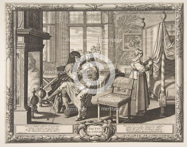 Touch (Le Toucher), ca. 1638. Creator: Abraham Bosse.