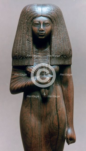 'Toui, Priestess of Min', New Kingdom, Egyptian, 18th Dynasty. Artist: Unknown