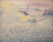 Toulon, matinée d'hiver (Toulon, Winter Morning), 1906-1907. Creator: Cross, Henri Edmond (1856-1910)