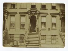 Toussaint L Overture Club, Sons of New York Club Building. 30th St., NYC, 1880. Creator: Unknown