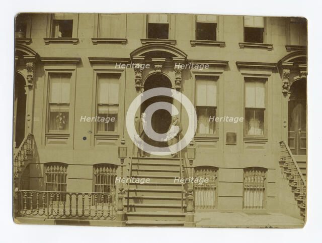 Toussaint L' Overture Club, Sons of New York Club Building. 30th St., NYC, 1880. Creator: Unknown.