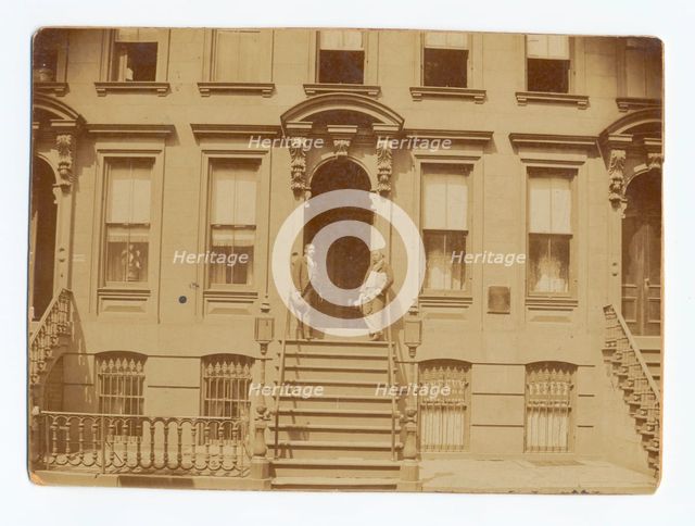 Toussaint L' Overture Club, Sons of New York Club Building. 30th St., NYC, 1880. Creator: Unknown.