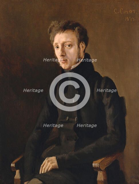 Toussaint Lemaistre (1807/8-1888), 1833. Creator: Jean-Baptiste-Camille Corot.