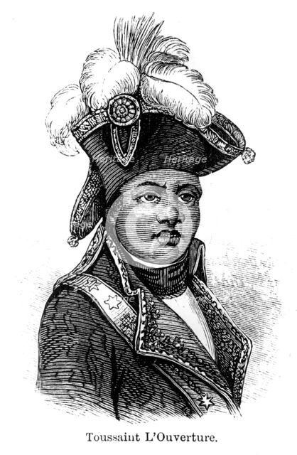Toussaint Louverture, Haitian Revolutionary leader, (1873). Artist: Unknown