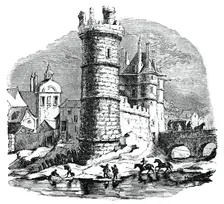 Tour de Nesle, Paris, 17th century, (1870)