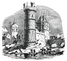 Tour de Nesle, Paris, 17th century, (1870)