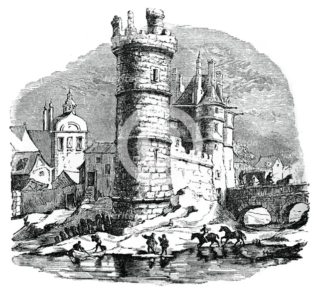Tour de Nesle, Paris, 17th century, (1870). Artist: Unknown