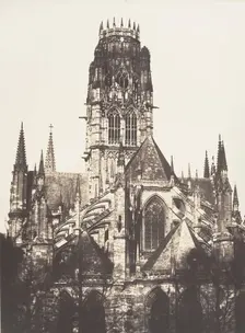 Tour de Saint-Ouen, Rouen, 1852-54. Creator: Edmond Bacot