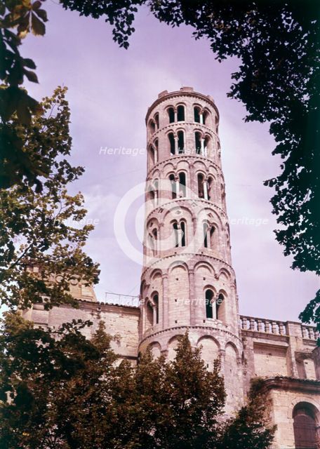 Tour Fenestrelle, Uzes, Gard, France, c1955. Creator: Arthur Charles Kirby Ware.