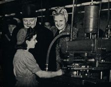 Tour of Inspection in an Arms Factory 1940s, (1945). Creator: Unknown
