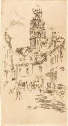 Tour St. Antoine, Loches, 1888. Creator: James Abbott McNeill Whistler