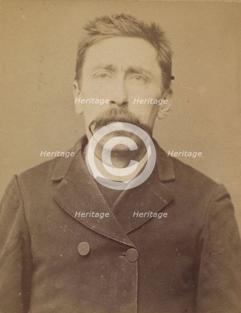 Tournadre. Jacques (ou Eugène). 32 ans, né à Marchal (Cantal). Journaliste. Anarchiste. 3/..., 1894. Creator: Alphonse Bertillon.