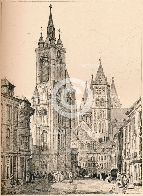 'Tournai', c1820 (1915). Artist: Samuel Prout.