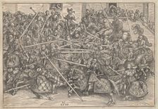 Tournament, 1509. Artist: Cranach, Lucas, the Elder (1472-1553)